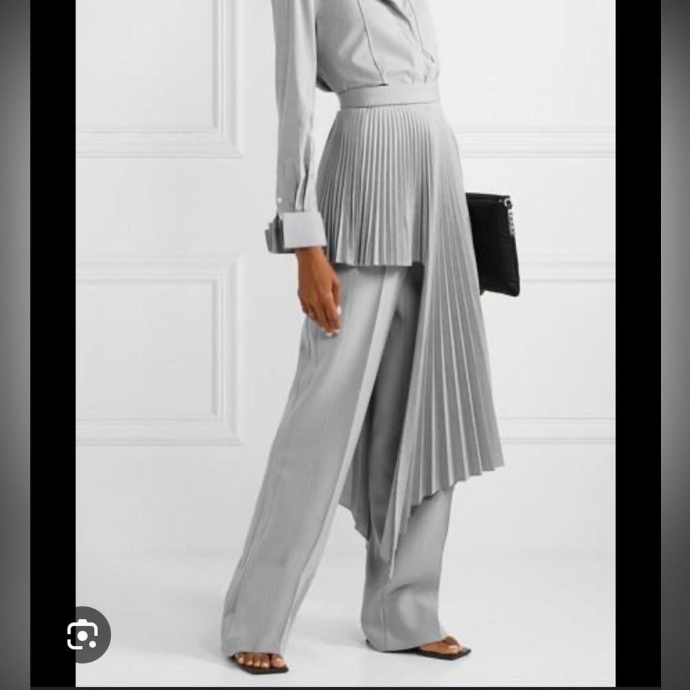 New- Peter Do - Asymmetric pleated wrap skirt Size 6